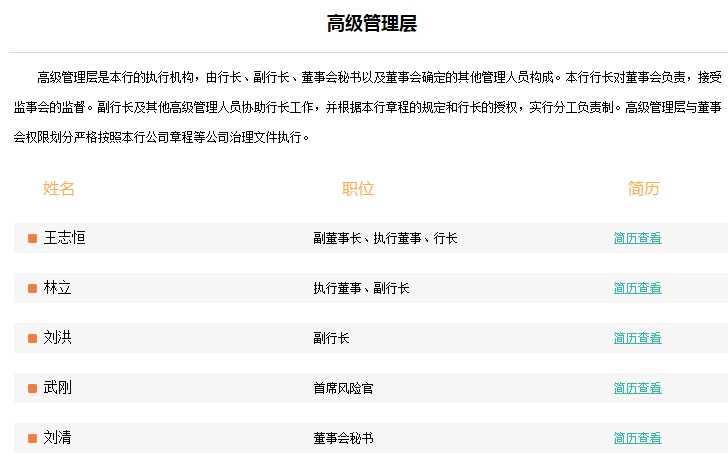 农业银行副行长徐瀚卸任 距离退休还有4个月